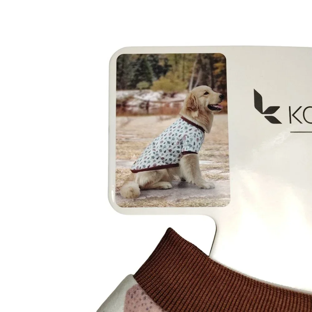Koolaburra By UGG Dog XL Ginger Brown Print Pet Pajama Shirt